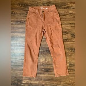 Time and tru rust high rise pant